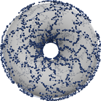 A configuration of (1+1)-d bosons